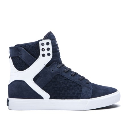 Supra Skytop Marineblå Høye Sneakers Herre [NO-6-Z509]